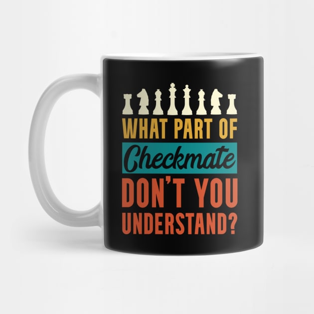 Checkmate Chess by Huhnerdieb Apparel